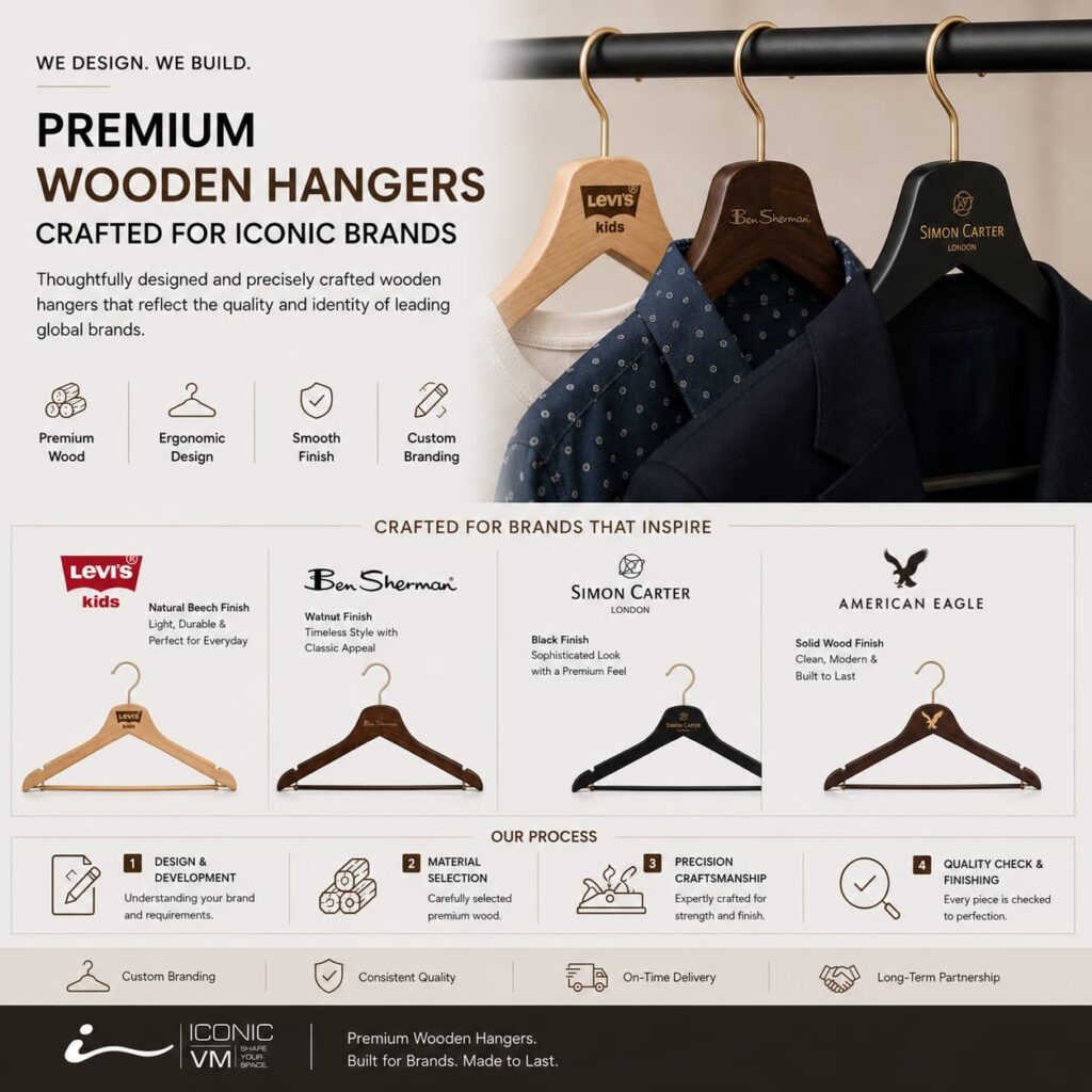 wooden hangers